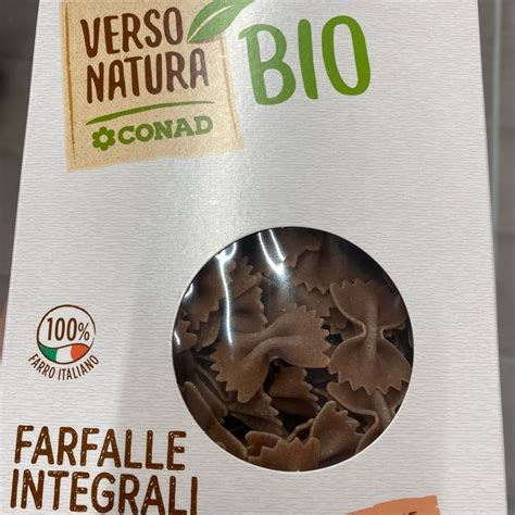 Verso Natura Conad Veg Farfalle Integrali Review Abillion