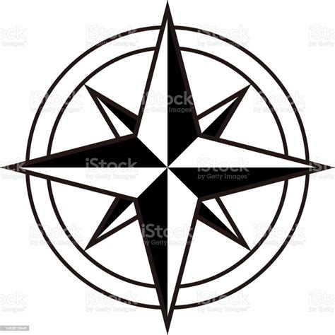 Compass Needle Stock Illustration Download Image Now Compass Rose