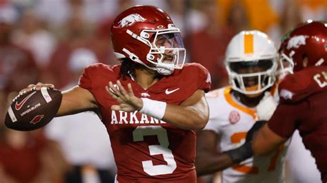 Arkansas Knocks Off No 4 Tennessee In Dramatic Fashion
