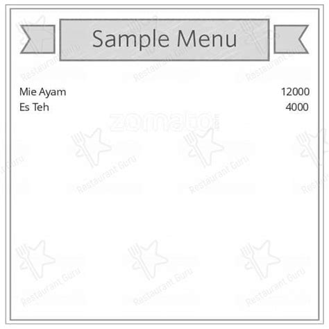Menu At Juns Kitchen Restaurant Central Jakarta