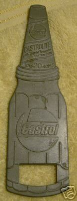 Vintage Castrol Bottle Castrolite Metal Bottle Opener