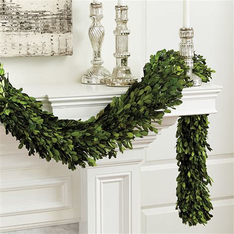 Preserved Boxwood Garland | Ballard Designs