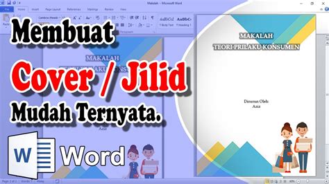 Cara Membuat Cover Atau Jilid Di Word II Tips Otomatis Dan Manual