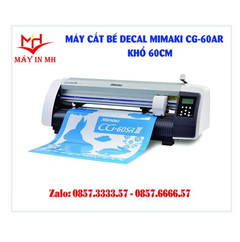 Máy cắt decal mimaki CG 60AR Mực in chuyển nhiệt MH