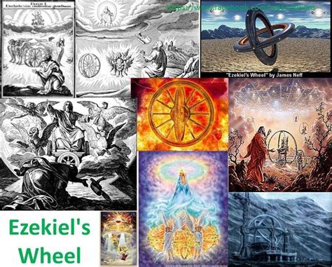 Ezekiels Wheel Historia Antigua Biblia Imagen Aliens