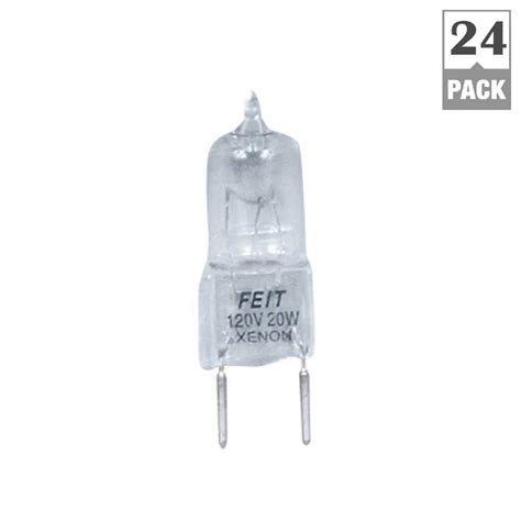 Feit Electric Xenon 20 Watt Halogen G8 Light Bulb 24 Pack Bpxn20g8