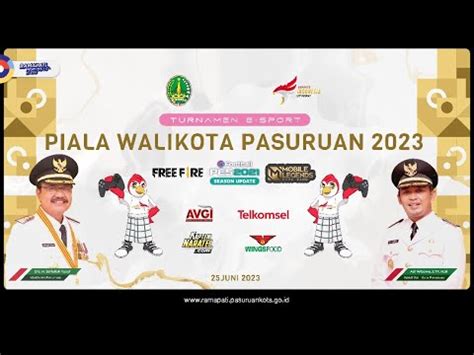 LIVE TURNAMEN E SPORT PIALA WALIKOTA PASURUAN 2023 YouTube