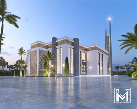 Modern Mosque In Sharjah On Behance Mosque Design Islamic