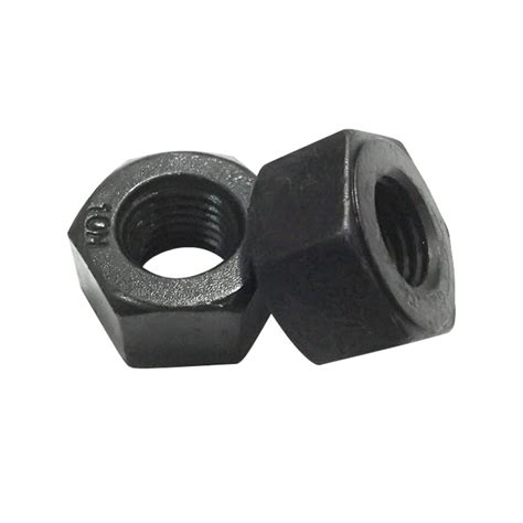 Astm A Carbon Steel Black Zinc Finsh Heavy Hex Sturctural Nuts