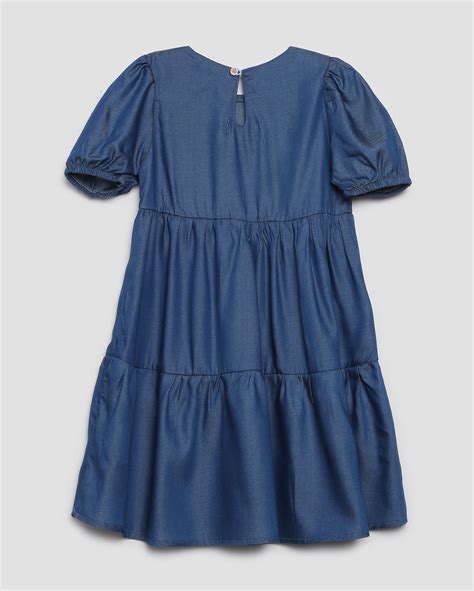 Riachuelo Vestido Jeans Infantil Evas Marias A Denim M Dio