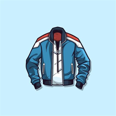 Jacke Vektor Clipart Illustration Premium Vektor