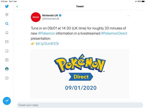 New Pokemon Direct Announced By The Official Nintendo And Pokemon