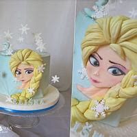 Elza Frozen Cake Decorated Cake By Tortolandia Cakesdecor