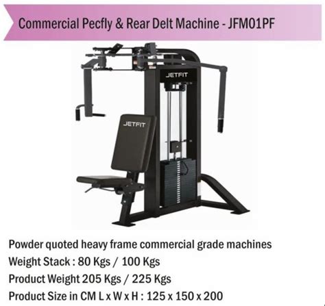 Pec Deck Fly Rear Delt Machine At Best Price In Bengaluru By Power