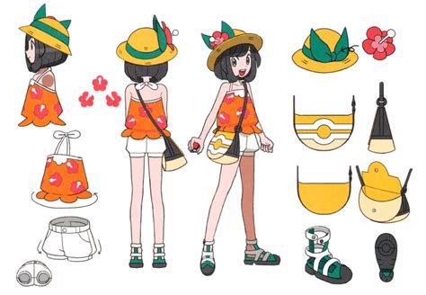 Selene Early Concept Art Pok Mon Ultra Sun And Ultra Moon Art Gallery