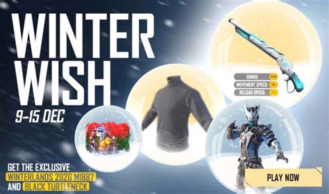 Free Fire Winter Wish Event How To Get The Old Man Mask Skin And Black