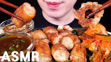 Asmr Beef Intestines Mukbang Eating Sounds Youtube