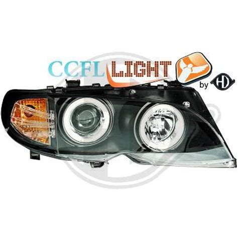 Phares avants Angel eyes CCFL pour BMW Série 3 E46 01 05 Kustomorphose