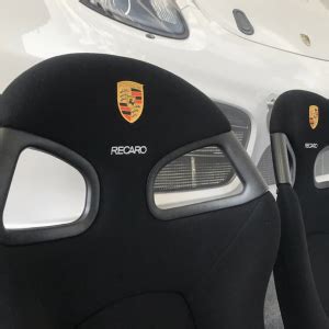 Rare Porsche 996 GT3RS Recaro Perlon Factory Euro Bucket Seats DeMan