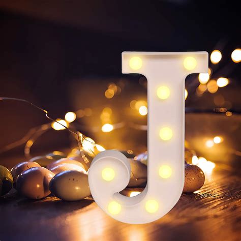 Lettres De Lalphabet Led Avec Lumi Re Blanche Chaude Pour D Coration