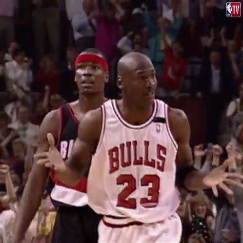 26 Years Ago Today Michael Jordan Hit The Shrug Via Nbatv