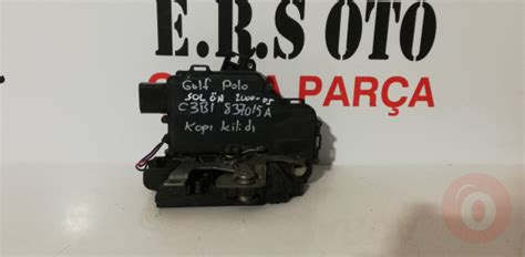 VW POLO 2000 05 SOL ÖN KAPI KİLİDİ C3B1837015A Çıkma Yedek Parça