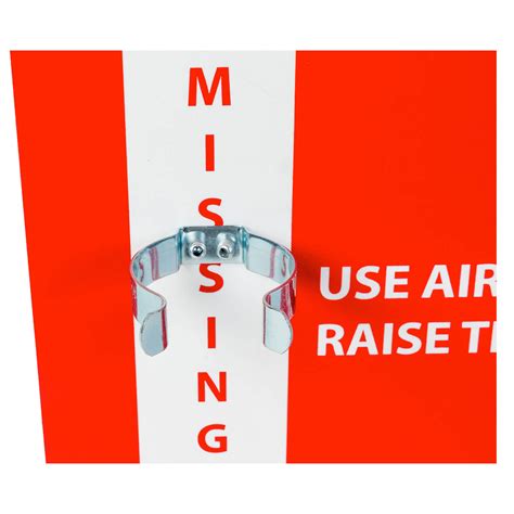 Air Horn Sign With Bracket Standalone Site Fire Alarms