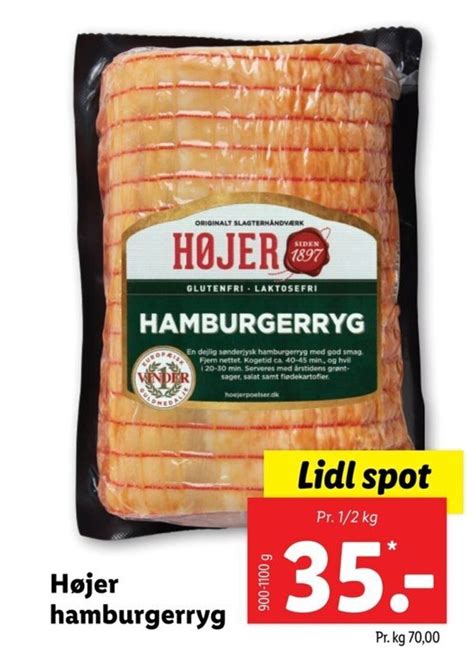 H Jer Hamburgerryg Tilbud Hos Lidl