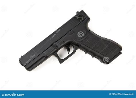 Handgun Stock Photo Image Of Trigger Handle White 29361036