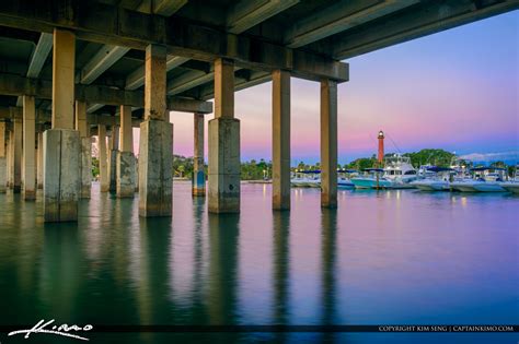 Jupiter Lighthouse From Under The Us1 Bridge Hdr Photography By Captain Kimo