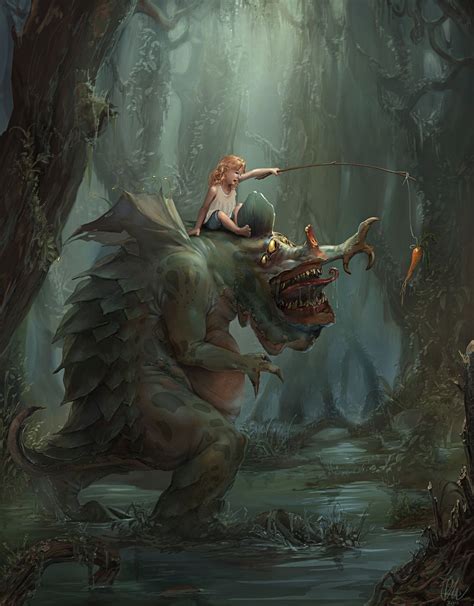 Dragon On Diet Raluca Iosifescu Urban Fantasy Art Life Art Fantasy