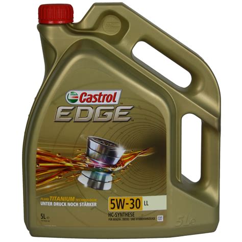 Castrol Edge Titanium Fst W Ll Motor L Motoren L L Liter E