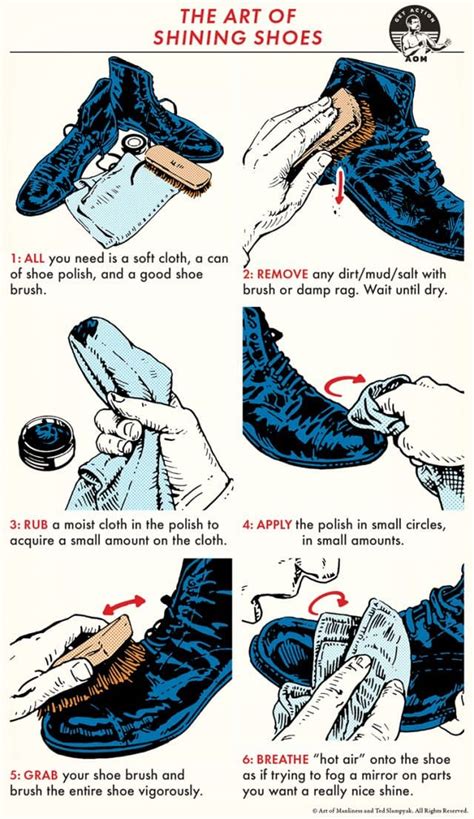 Achieve A Polished Look Learn How To Shine Shoes The Art Of Manliness