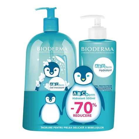 Bioderma Abc Derm Gel Spumant X Ml Abc Derm Hidratant X Ml