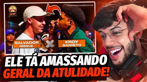 PEGOU FOGO REACT SALVADOR E NISQUE X KROY E BARRETO SEMI FINAL