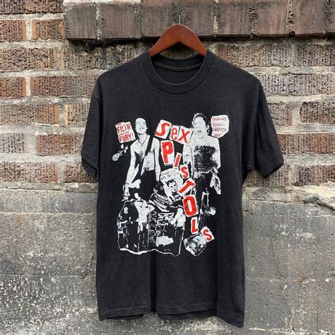 Vintage Vintage 1980s Sex Pistols Sid Vicious Punk Band Tour Shirt