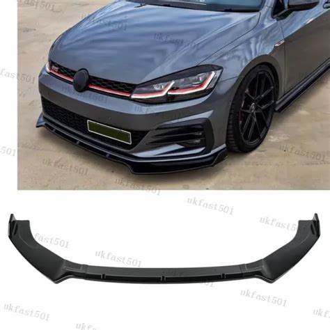 For Vw Golf Mk6 Mk7 Mk8 Gti 2014 2023 Front Bumper Lip Splitter Gloss Black 3pcs £5999