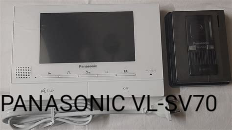 Panasonic Vl Sv Video Door Phone Overview Full Details Youtube