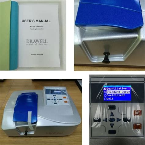 Drawell Quantitative Qualitative Spectrophotometer Laboratory 190 1100nm Uv Vis Visible