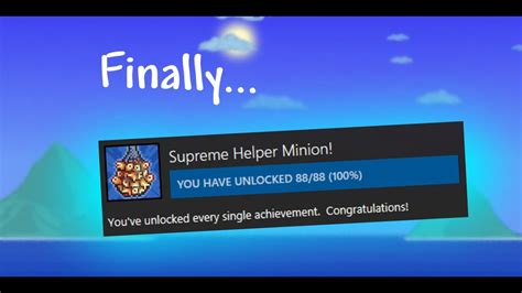 Supreme Helper Minion Achievement Finally Terraria Youtube