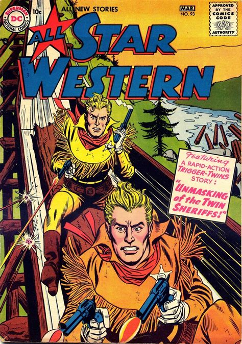 All Star Western No 93 February March 1957 Cover Art By Joe Giella