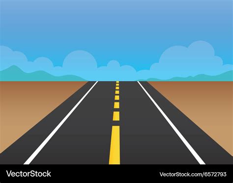 Road Royalty Free Vector Image VectorStock