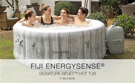 SaluSpa Fiji EnergySense AirJet Inflatable Hot Tub Spa Person