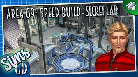 Sims 4 Mad Scientist House Speed Build Secret Lab Of Area 69 Youtube