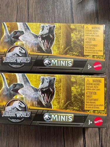 Minis Jurassic World Pack 2 Dinosaur Original Y Nuevo Envío Gratis