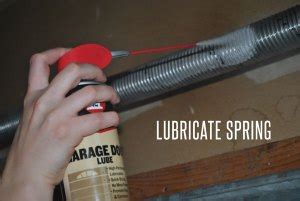 Garage door lubrication - Maintenance Services Direct