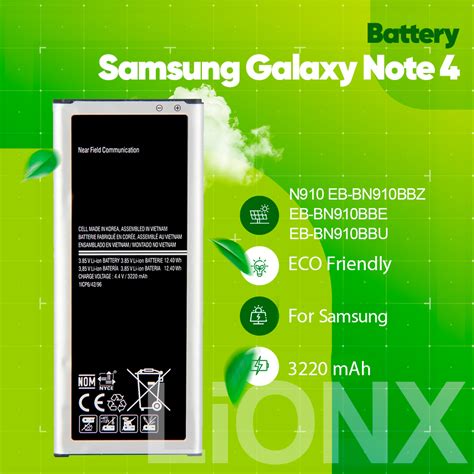 New Samsung Galaxy Note 4 N910 Eb Bn910bbz Eb Bn910bbe Eb Bn910bbu