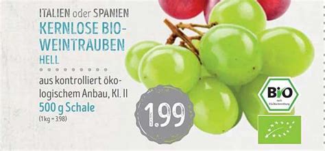 Kernlose Bioweintrauben Hell Angebot Bei Edeka Struve 1Prospekte De