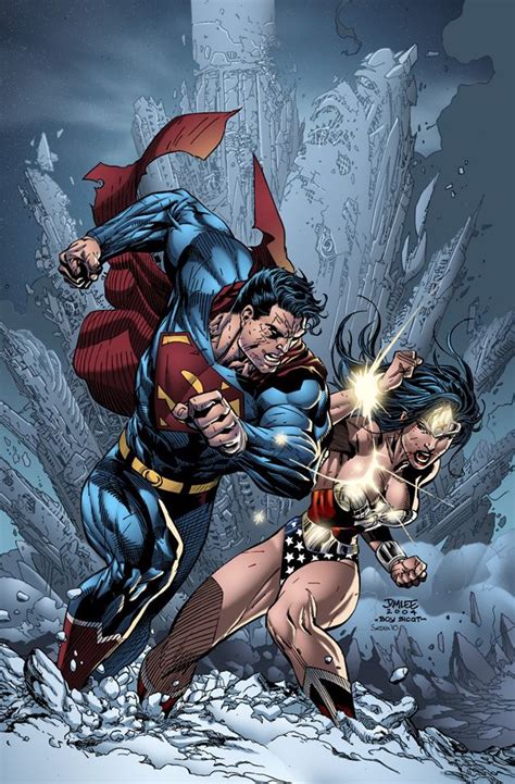 Superman Vs Wonder Woman Jim Lee