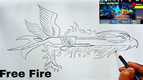 Free Fire M1014 Evo Gun Drawing M1014 Free Fire Gun Drawing Step By